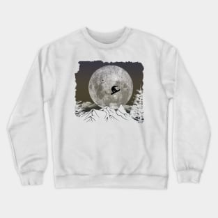 Snowboard Freestyle - Winter Night Crewneck Sweatshirt